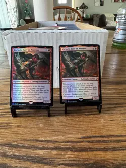 Lot Of 2 Cards Karlach Fury Of Avernus Mtg FOIL NM Commander Legends Free Ship - Image 1