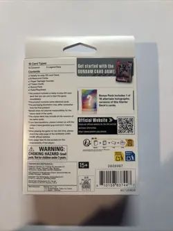 Gundam TCG Card Game Flash of Radiance Starter Deck (ST08) No Promo Brick Only - Image 2