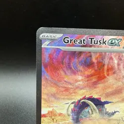 Pokemon TCG Great Tusk EX Scarlet & Violet Holo Card 246/198 Base Set - Image 2