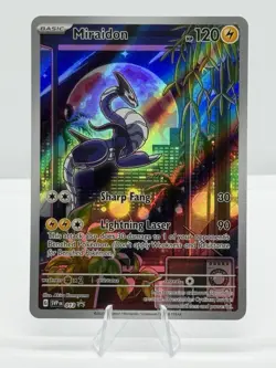 Pokemon TCG Miraidon 013 Sv: Scarlet & Violet Promo Holo Basic Lightning Card - Image 1