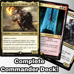 Syr Gwyn, Hero of Ashvale Commander Deck EDH 100 Magic Cards Custom Deck MTG - Image 1