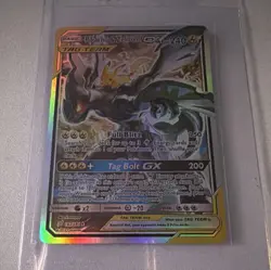 Pokemon Pikachu & Zekrom GX TAG TEAM GX Promo Holo SM168 English Card - Image 1