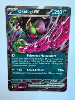Pokemon Okidogi ex 036/064 Sv: Shrouded Fable Holo Double Rare TCG Card - Image 4