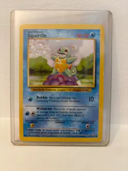pokemon cards 1st edition squirtle 63/102 - Image 1