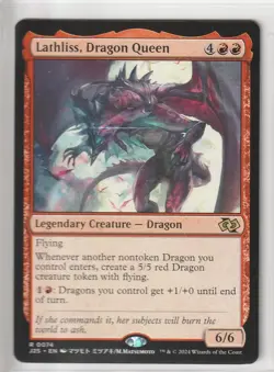 Lathliss, Dragon Queen (Anime) #74 - Foundations Jumpstart - Normal - Rare - Image 1