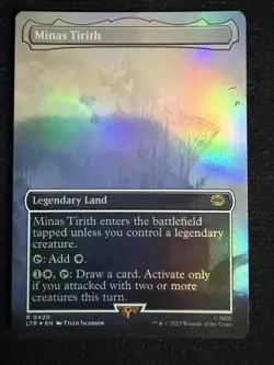 Minas Tirith (0420) (Borderless) (Surge Foil) Universes Beyond: the LOTR - Image 1