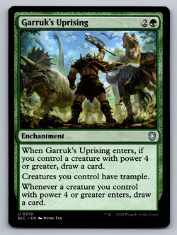 Garruk's Uprising U 0219 Bloomburrow Regular - Image 1