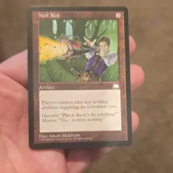 Null Rod Magic 1997 Regular Artifact Wizards Anson Maddocks English - Image 1