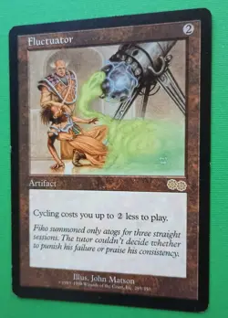Magic the Gathering MTG Urza's Saga FLUCTUATOR Rare LP/EX 1998 NICE! - Image 2