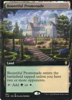 MTG: Commander Legends: Baldur's Gate: Borderless Bountiful Promenade: LP Con - Image 1