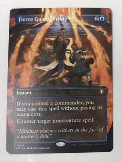 Fierce Guardianship (Borderless) Commander Masters Regular - Image 1