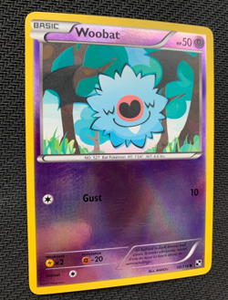Woobat 50/114 Reverse Holo Pokemon Card - B&W Base set - 2011 - LP - Image 2