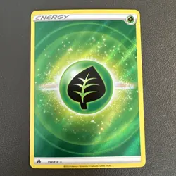 Pokemon TCG - Grass Energy #152/159 Crown Zenith Holo Pokemon Card Near Mint NM - Image 1