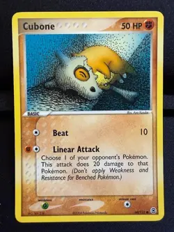 Pokemon EX FireRed & LeafGreen Cubone Common (60/112) NM/LP - Image 1