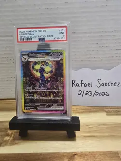 Pokemon Prismatic Evolutions Special Illustration #161 Umbreon EX, PSA 9 - Image 4