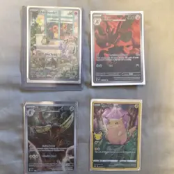 Pokemon Full Art Card Lot - Charmander, Scizor, Kingambit, Pikachu - Image 1
