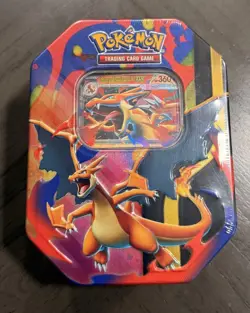 Pokemon TCG Mega Charizard EX Tin Sealed - Image 1