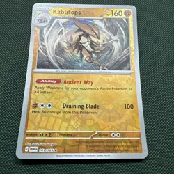 Kabutops 141/165 Pokemon TCG Scarlet & Violet 151 Reverse Holo Card - Image 3