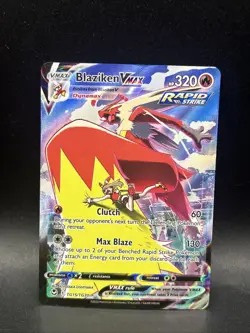 Pokemon TCG Blaziken VMAX Silver Tempest Trainer Gallery TG15/TG30 - Image 1