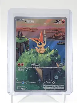 VICTINI 2025 POKEMON SCARLET & VIOLET BLACK STAR PROMOS E #208 Q5542 - Image 1