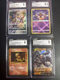 pokemon slab lot Mint 9 Machamp Magmar Zapdos Alakazam - Image 1