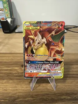 Charizard & Braixen GX 22/236 Tag Team Sm-Cosmic Eclipse Pokemon Tcg Nm-M - Image 1