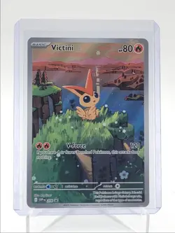 VICTINI 2025 POKEMON SCARLET & VIOLET BLACK STAR PROMOS D #208 Q5542 - Image 1