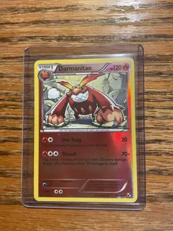 Pokemon TCG Darmanitan Reverse Holo 25/114 Black And White Base - Image 1