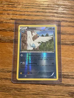 Pokemon TCG Swanna Reverse Holo 37/114 Black And White Base - Image 1