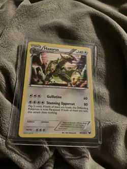 Pokemon TCG Haxorus Holo 89/108 Dark Explorers - Image 1