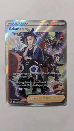 Pokemon Adaman GG57/GG70 Crown Zenith Galarian Gallery Trainer Full Art - Image 1