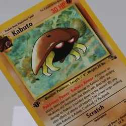 Pokemon TCG - Kabuto 50/62 Fossil Common 1st Edition WOTC 1999 - EXC/NM - Image 1