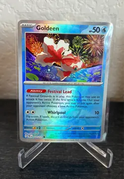 Goldeen 020/131 Master Ball Pattern Holo Pokemon Prismatic Evolutions - Image 1
