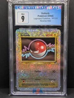 Voltorb 97/110 Legendary Collection Reverse Holo Rare Pokemon TCG CGC 9 NM mint - Image 1