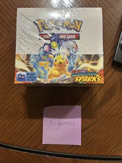 Pokemon Scarlet & Violet: Surging Sparks Booster Box English 2024 Pikachu SEALED - Image 1