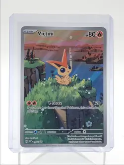 VICTINI 2025 POKEMON SCARLET & VIOLET BLACK STAR PROMOS A #208 Q5542 - Image 1