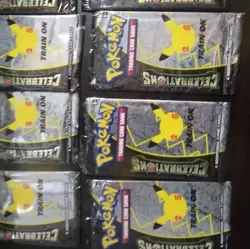 Pokemon Celebrations 25th Anniversary Booster Pack - Lot of 10 packs - Image 4