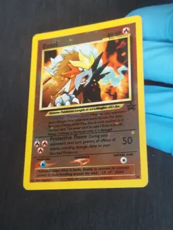 2001 Pokemon Reverse Holo Entei Black Star Promo 💎 - Image 2