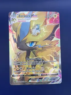 Zeraora VMAX GG42 Crown Zenith Galarian Gallery Pokemon TCG - NM - Image 1