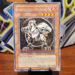 Yu-Gi-Oh! Horus the Black Flame Dragon LV4 DR3-EN006 UNLIMITED Excellent/VLP - Image 1