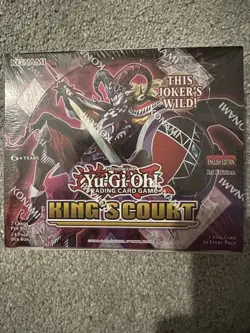 Yu-Gi-Oh! - King's Court Booster Box - 1st Edition - Factory Sealed - Image 1