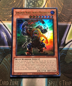 * SENGENJIN WAKES FROM A MILLENNIUM * 1ST EDITION ULTRA RARE INFO-EN001 YUGIOH! - Image 1