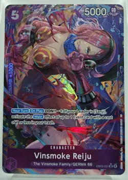 One Piece | Vinsmoke Reiju | EB03-031 | Alt Art (SR) | NM Foil TCG OP - Image 1
