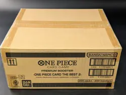 One Piece PRB-02 The Best Vol 2 Premium English Booster 10-Box Case SEALED - Image 1