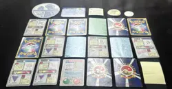 *Played* vintage Japanese cards topsun carddass arceus movie promo Meiji coin - Image 4