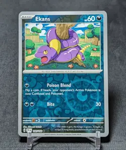 Ekans Common Reverse Holo Darkness Temporal Forces Pokemon Card 100/162 - Image 1
