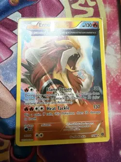Entei - 15/98 - Pokemon Ancient Origins XY Holo Rare Card LP - Image 1