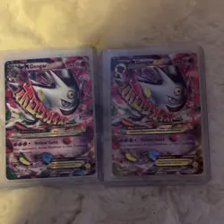 Pokemon M Gengar EX Holo Cards x2 English TCG Psychic Standard 121 - Image 1