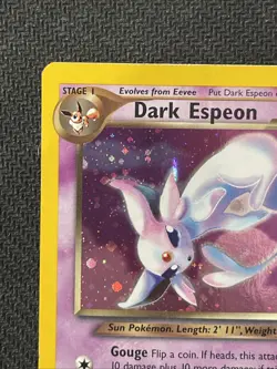 Dark Espeon Holo 4/105 Pokemon Neo Destiny Unlimited Card - Image 2