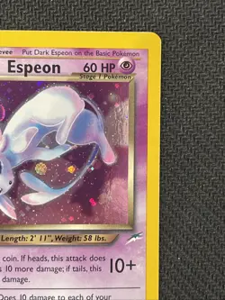 Dark Espeon Holo 4/105 Pokemon Neo Destiny Unlimited Card - Image 3